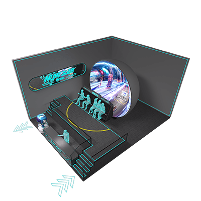 百慕大冒險、球幕飛行影院、裸眼3D軌道影院、VR體驗館、vr科普、臺風地震體驗館